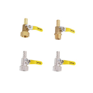 Válvula de Bola de Gas Personalizada de 1/2 Pulgada - Rosca de Latón, para Sistemas de Gas Natural y Propano, Fabricante de Válvulas de Bola - Product Image 1