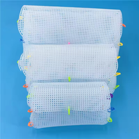Matériaux de broderie en gros pour loisirs créatifs, feuilles de toile en maille plastique pour sacs à main, accessoires de sac DIY