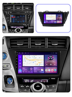 Radio de coche 2 Din Android Auto Unidad Principal para Toyota Prius Plus V Alpha 2012-2017 navegación GPS reproductor Multimedia estéreo para coche