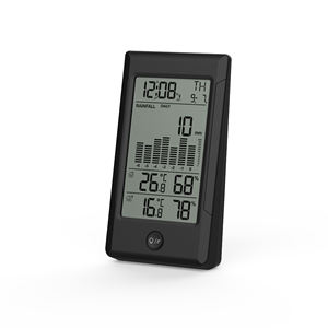 Station météo <span class=keywords><strong>sans</strong></span> <span class=keywords><strong>fil</strong></span> Ewetime avec télécommande radio, multifonctionnelle, <span class=keywords><strong>pluviomètre</strong></span> numérique, rétroéclairage, capteur thermique, échantillon gratuit - Product Image 2