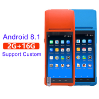 Pantalla táctil digital de 5,5 "Android 8,1 Impresora inteligente Wi-Fi industrial Sistema Android Pos de mano