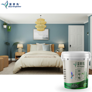 Pintura de Látex Ecológica BlueKingfisher para Interiores, Pintura Lavable para Paredes, para Decoración del Hogar, Revestimiento de Emulsión No Tóxica - Product Image 5