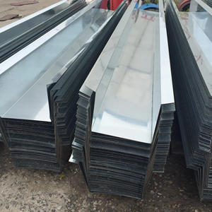 Gouttière en <span class=keywords><strong>acier</strong></span> aluminium peignable anti-rouille pour drainage de toiture et collecteur d'eau de pluie pour villa - Product Image 2