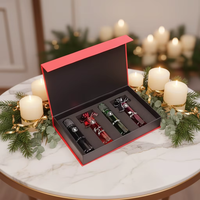 Flacon de parfum écologique de 10 ml avec fermeture magnétique, doublure en éponge à ruban, estampage à chaud en feuille d'or, boîte d'emballage personnalisable