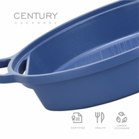 Nouveau design, cuiseurs vapeur en aluminium écologiques antiadhésifs, fond en acier inoxydable, poignées résistantes à la chaleur, plateau de cuisson vapeur à 2 niveaux, caraway