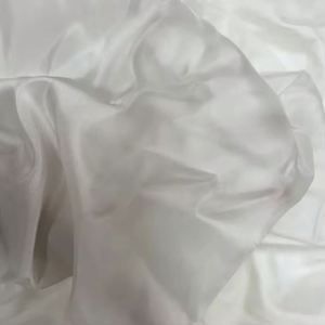 Foulard Tudung en Soie Habotai Pure Blanche de 8 mm, Bord Roulé à la Main, Décontracté, Multifonctionnel, Long, pour la Teinture - Product Image 4