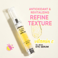 Soin des yeux OEM IREV Vitamine C & E en perles liquides pour réduire les pores, lutter contre le vieillissement, atténuer les ridules, lisser et illuminer