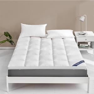 <span class=keywords><strong>Surmatelas</strong></span> matelassé en polyester/coton imperméable et rafraîchissant, surdimensionné, pour lit Queen ou Twin, pour hôtel ou usage domestique - Product Image 1