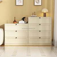 Armoire de rangement en métal moderne à 5 tiroirs sur mesure pour chambre à coucher ou salon Commode élégante en métal