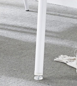 Joye Leisure PB Board Muebles de interior de acero Mesa de comedor semicircular contra la pared con pies ajustables Fácil montaje - Product Image 4