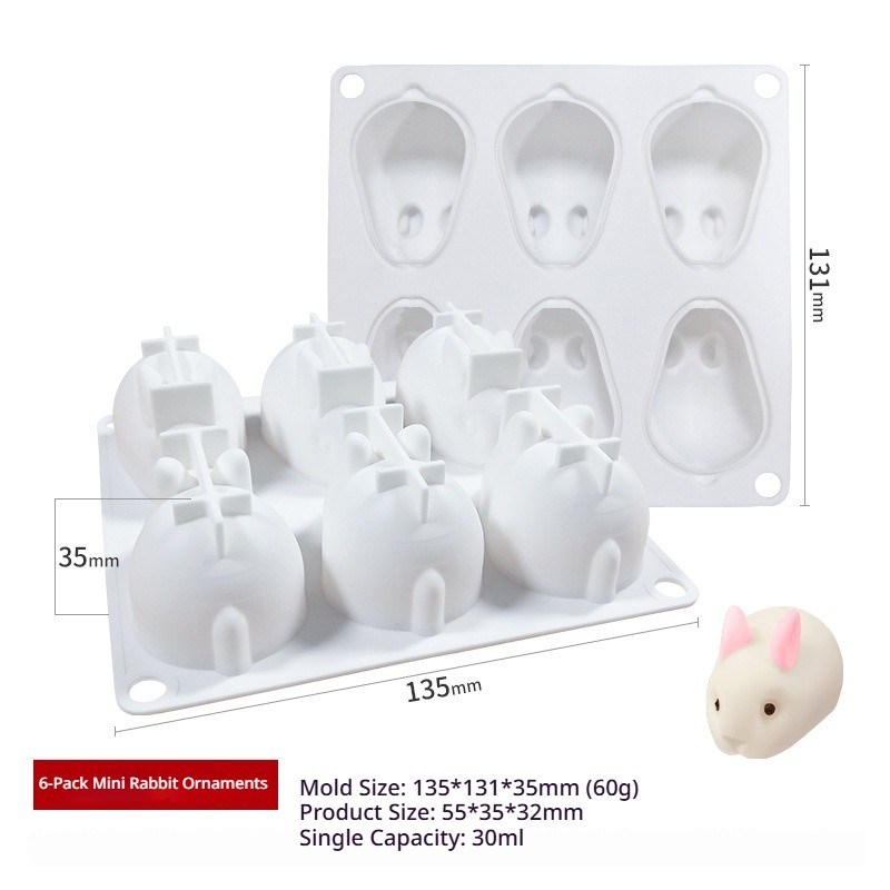 กระต่ายจิ๋ว 6 ตัว