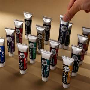 Rubens Factory Master Level Orchid Series 15ml Pigment d'aquarelle tubulaire à bas prix Combinaison de 6 tubes Ensemble de couleurs Vente en gros - Product Image 2