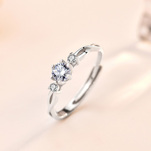 Nuovo Design <span class=keywords><strong>coppia</strong></span> anelli puro <span class=keywords><strong>argento</strong></span> <span class=keywords><strong>925</strong></span> matrimonio un paio <span class=keywords><strong>argento</strong></span> <span class=keywords><strong>coppia</strong></span> anello di diamanti Cz - Product Image 5