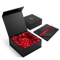 Boîte d'emballage de luxe personnalisée en carton avec logo, doublée de satin de soie, pour sacs à main, pochettes, sandales à talons et chaussures, idéale comme coffret cadeau pour talons et sandales.