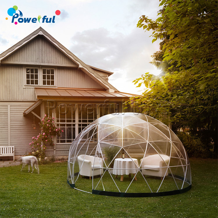 Большая надувная палатка с металлическим каркасом, 4 м, 5 м, 6 м, 8 м, 10 м, для кемпинга и вечеринок, прозрачная купольная палатка для отдыха на открытом воздухе