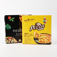 Hochwertige weiße Pizzas ch achtel für hausgemachte Pizzas Crafts Custom Logo Wellpappe & Papp folie Spezifikation Custom Pizza Boxs