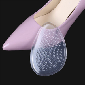 Melenlt Transparent Gel Half Insole -Soft Forefoot Cushion Pads for High <strong>Heels</strong>, <strong>Heel</strong> <strong>Support</strong> &amp; Pain Relief - Product Image 1