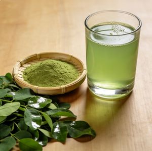 Порошок листьев моринги Longsheng, пищевой, 99% чистоты, вытяжка из растений методом экстракции растворителем, сертифицирован Халяль, производство фабрики - Product Image 2