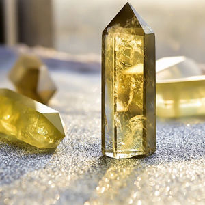 Tour de quartz de citrine naturelle brute de haute qualité, prix des cristaux de guérison rugueux de citrine, vente en gros - Product Image 5