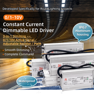 مزود طاقة LED مقاوم للماء بتيار ثابت وقابل للتعتيم 0/1-10 فولت، 30 واط، 40 واط، 50 واط، 60 واط، 80 واط، 300 مللي أمبير، 600 مللي أمبير، 700 مللي أمبير، 900 مللي أمبير - Product Image 2