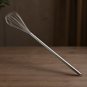 Frusta in acciaio inossidabile con manico lungo extra lungo per mescolare, sbattere, cuocere, utensile da cucina - Product Image 3