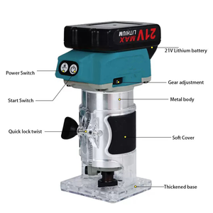 Công Nghiệp Cấp Xách Tay Pin-Powered Cạnh Điện Tông Đơ <span class=keywords><strong>Mini</strong></span> Gỗ Khắc <span class=keywords><strong>Cutter</strong></span> Tùy Chỉnh Công Cụ Điện - Product Image 3