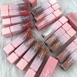 Bán Sỉ Son Bóng Logo Tùy Chỉnh Mỹ Phẩm Son Bóng Son Bóng Màu Nude Trong Suốt Sáng Bóng Son Bóng Nhãn Hiệu Riêng - Product Image 1
