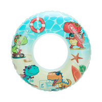 Flotteur de piscine cercle gonflable avec logo personnalisé pour adultes Jouet de plage arc-en-ciel pour l'été pour enfants
