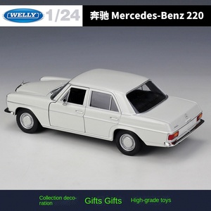 Welly 1:24 <span class=keywords><strong>M</strong></span> Ercedes <span class=keywords><strong>B</strong></span> Enz 220 auto da collezione in metallo pressofuso modello di auto in lega per bambini adulti collezione regalo - Product Image 4