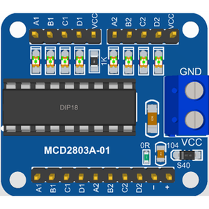 Módulo Controlador Darlington ULN2803A, 8 Canales, Controlador de Motor Paso a Paso, Salida de 50V 500mA, Placa MCD2803A-01 para Arduino PLC - Product Image 4