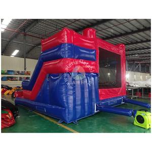 Château gonflable Spider-<span class=keywords><strong>Man</strong></span> 3-en-1, combo gonflable de super-héros avec toboggan et piscine - Product Image 3