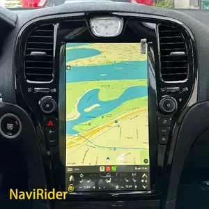Car Multimedia Video Player Head Unit Carplay 13.6inch 128GB For Chrysler 300C 2012 2019 Android 12 Tesla Screen GPS Navigation