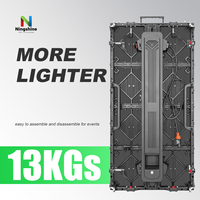 Écran LED d'extérieur pour scène, panneau 500x1000mm P3.91, mur vidéo pour activités de Noël, location d'écran