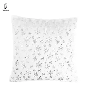 New Design Pentagram Snow Square Sofa Scatter Cushions Cover Christmas Home Decoration Cushions