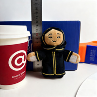 Peluche miniature personnalisée, jouet en peluche, poupée en peluche pour accessoire de tasse à café, décoration