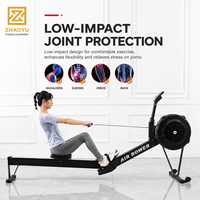 Rameur à résistance d'air commercial ZY, équipement de fitness cardio d'intérieur, rameur magnétique à air, fournisseur d'usine OEM ODM