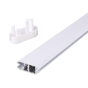 Rail inférieur de store enrouleur en alliage d'aluminium blanc 12,5 * 31 mm, 6 m, pour accessoires de rail de rideau - Product Image 4