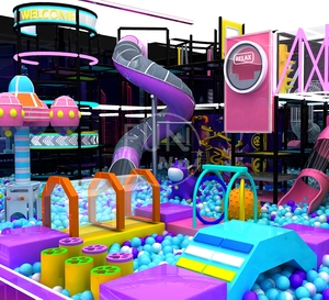 Attrezzature per Parco Giochi al Coperto per <span class=keywords><strong>Bambini</strong></span> su Misura, Centro di <span class=keywords><strong>Intrattenimento</strong></span> Commerciale, Grande Parco Trampolini per <span class=keywords><strong>Bambini</strong></span> - Product Image 4