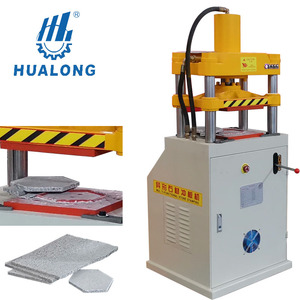 Hualong Stonemachinery HLSY-S81 Hydraulic Pressing Granite Artificial Paving Stone Rock Slab Stamping Different Shapes <strong>Machine</strong> - Product Image 2