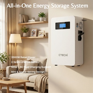Customized All <b>in</b> One Solar Power System <b>Plug</b> & <b>Play</b> 2kW 2kVA 2.5kwh Lithium Battery with Solar Smart BMS Touch Screen - Product Image 4