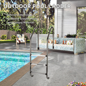 3 adım paslanmaz çelik yüzme havuzu mm kalınlığında yüksek kaliteli hafif 1.0 merdiven - Product Image 2