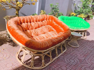 Chaise en rotin Big PAPASAN pour 1 adulte et 1 enfant - Product Image 4