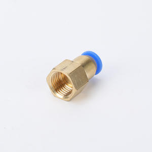 Conector Rápido Neumático Serie PCF6-01/8-02, Rosca Interna de Cobre, Tipo Filtro para Mangueras de Aire de Paso Directo - Product Image 3