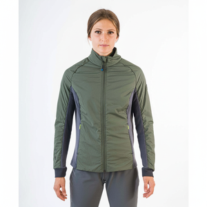 OVINDOLI-Chaqueta Híbrida Suave para Mujer, Impermeable, a Prueba de Viento, Cuello Levantado, Cremallera, Acolchado de Poliéster y Nailon, Talla XL - Product Image 2