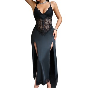 Lingerie <span class=keywords><strong>de</strong></span> jeu <span class=keywords><strong>de</strong></span> rôle sexy <span class=keywords><strong>pour</strong></span> <span class=keywords><strong>femme</strong></span>, style uniforme <span class=keywords><strong>de</strong></span> secrétaire, robe longue avec fente latérale et découpes, style Pure Desire, <span class=keywords><strong>tenue</strong></span> intime très séduisante - Product Image 5