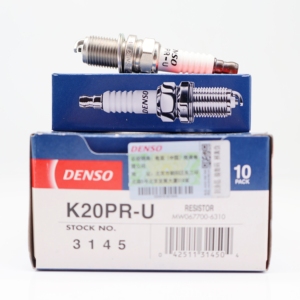 หัวเทียนแท้ DENSO รุ่น K20PR-U/3145 นิกเกิล รหัสอะไหล่แท้ 1881408062/1881408061/9004851152/22401KA150 - Product Image 1