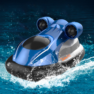 Aéroglisseur <span class=keywords><strong>télécommandé</strong></span> 2.4Ghz avec lumière Mini Rc bateau hors-bord jouet Rc aéroglisseur pour adultes et enfants piscine d'eau jouet - Product Image 1
