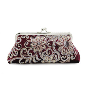 Sac de soirée élégant et luxueux en velours vintage avec chaîne, idéal pour les dîners haut de gamme – Sac à main de créateur pour femme - Product Image 1