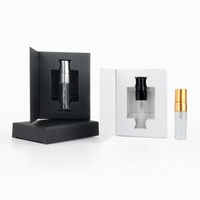 Flacon pulvérisateur de parfum vide personnalisé en verre de 2 ml, 3 ml, 5 ml, 10 ml avec boîte d'emballage, flacon d'échantillon de parfum, flacon testeur de parfum