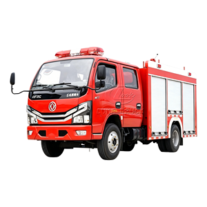 Camion de lutte contre les incendies de qualité supérieure DFAC 700 gallons, mini-camion de pompiers 4x2, 2000 litres, pour une suppression rapide des incendies - Product Image 1